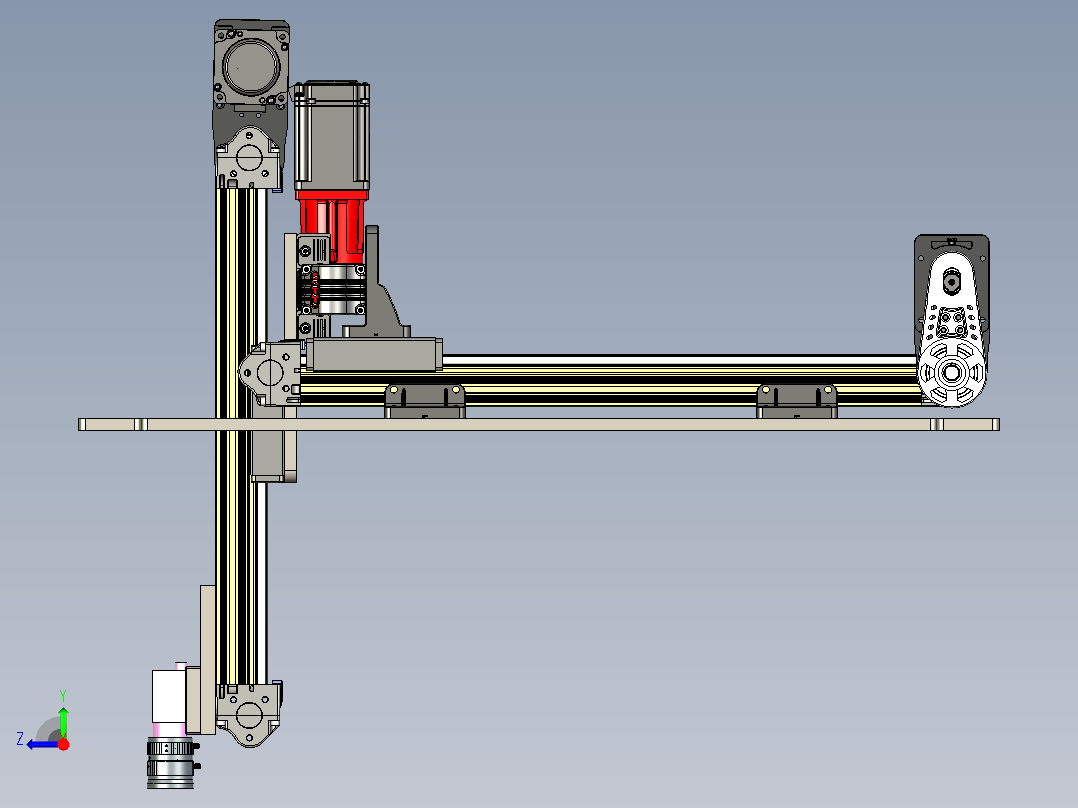 相机XYZ模组右视图