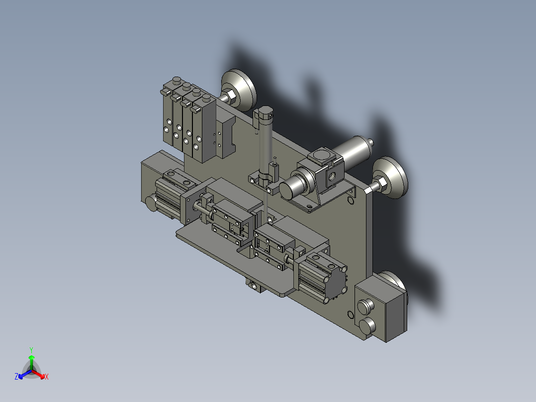 定位组正等轴测图