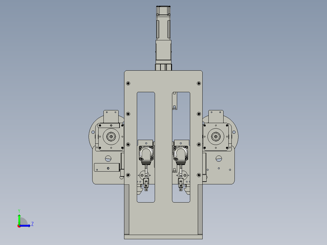 全自动铜膜天线切割检测自动化生产线S2d01-005铜模大细丝剥离组件左视图
