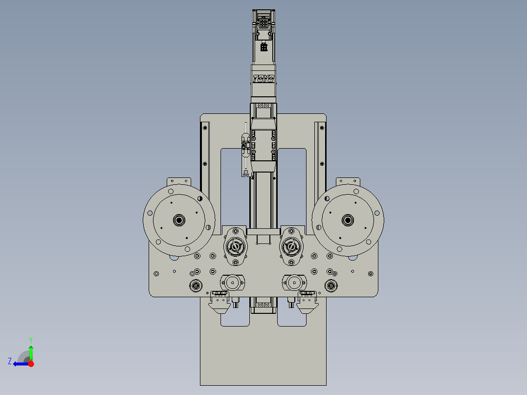 全自动铜膜天线切割检测自动化生产线S2d01-005铜模大细丝剥离组件右视图