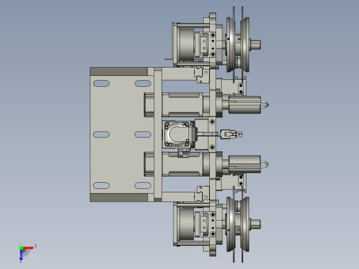 全自动铜膜天线切割检测自动化生产线S2d01-005铜模大细丝剥离组件俯视缩略图