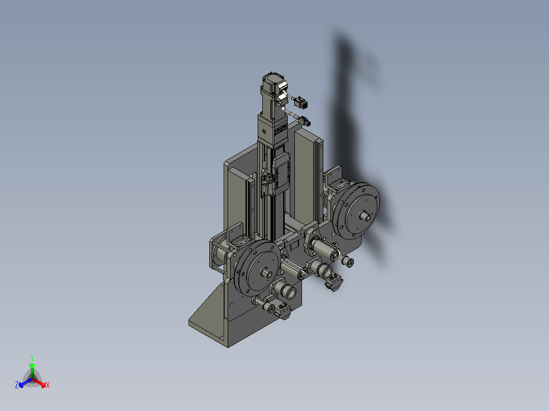全自动铜膜天线切割检测自动化生产线S2d01-005铜模大细丝剥离组件正等轴测图