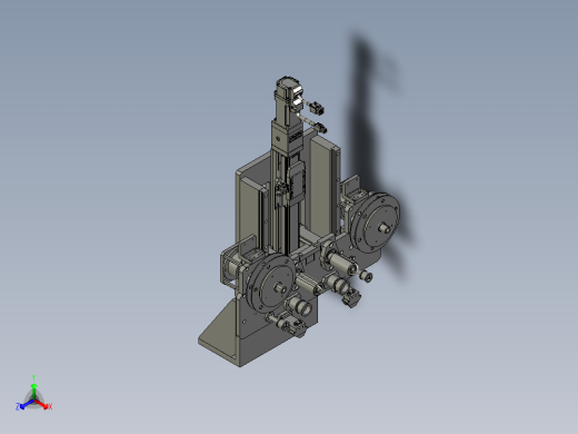 全自动铜膜天线切割检测自动化生产线S2d01-005铜模大细丝剥离组件正等轴测缩略图