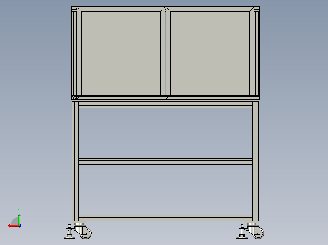 夹持机构的线材切断机后视图