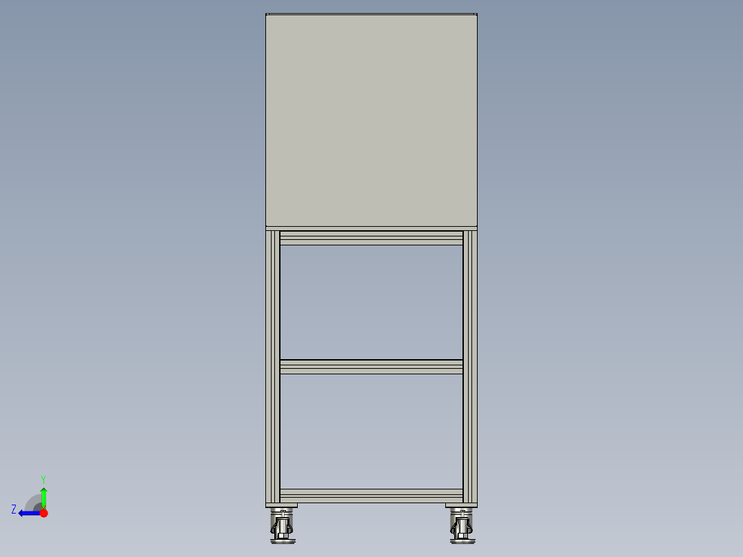 夹持机构的线材切断机右视图
