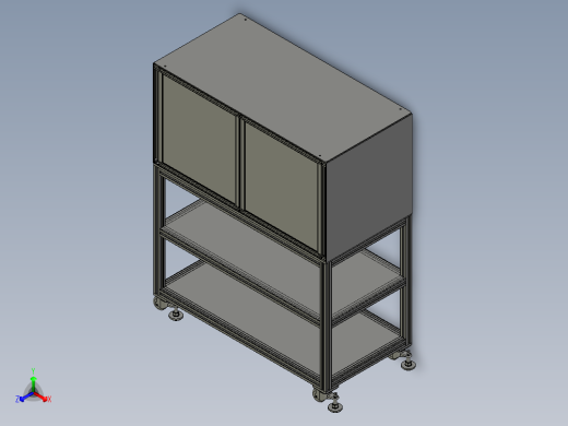 夹持机构的线材切断机正等轴测缩略图