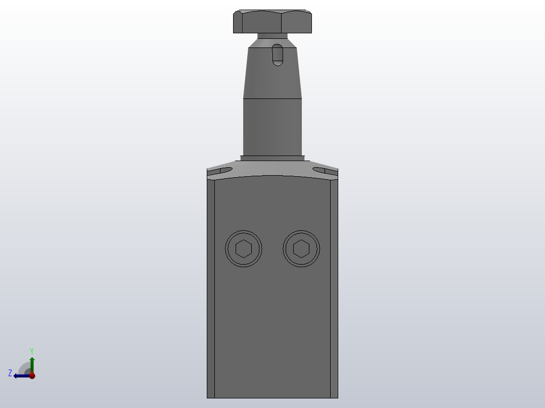 HBTU方形油压转角缸[HBTU-04L]右视图