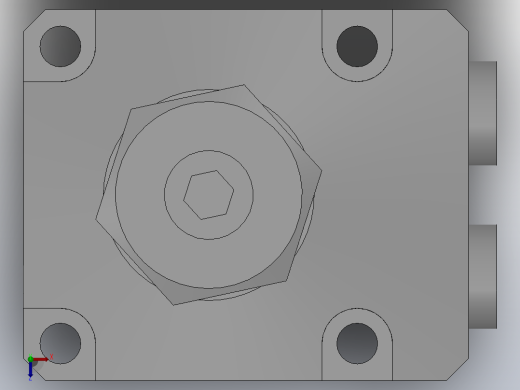 HBTU方形油压转角缸[HBTU-04L]俯视缩略图