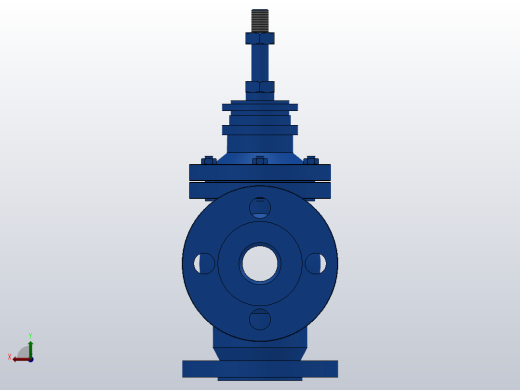 QLD标准型分流阀[DN32－QD－PN40]三通控制阀后视缩略图