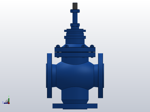 QLD标准型分流阀[DN32－QD－PN40]三通控制阀右视缩略图
