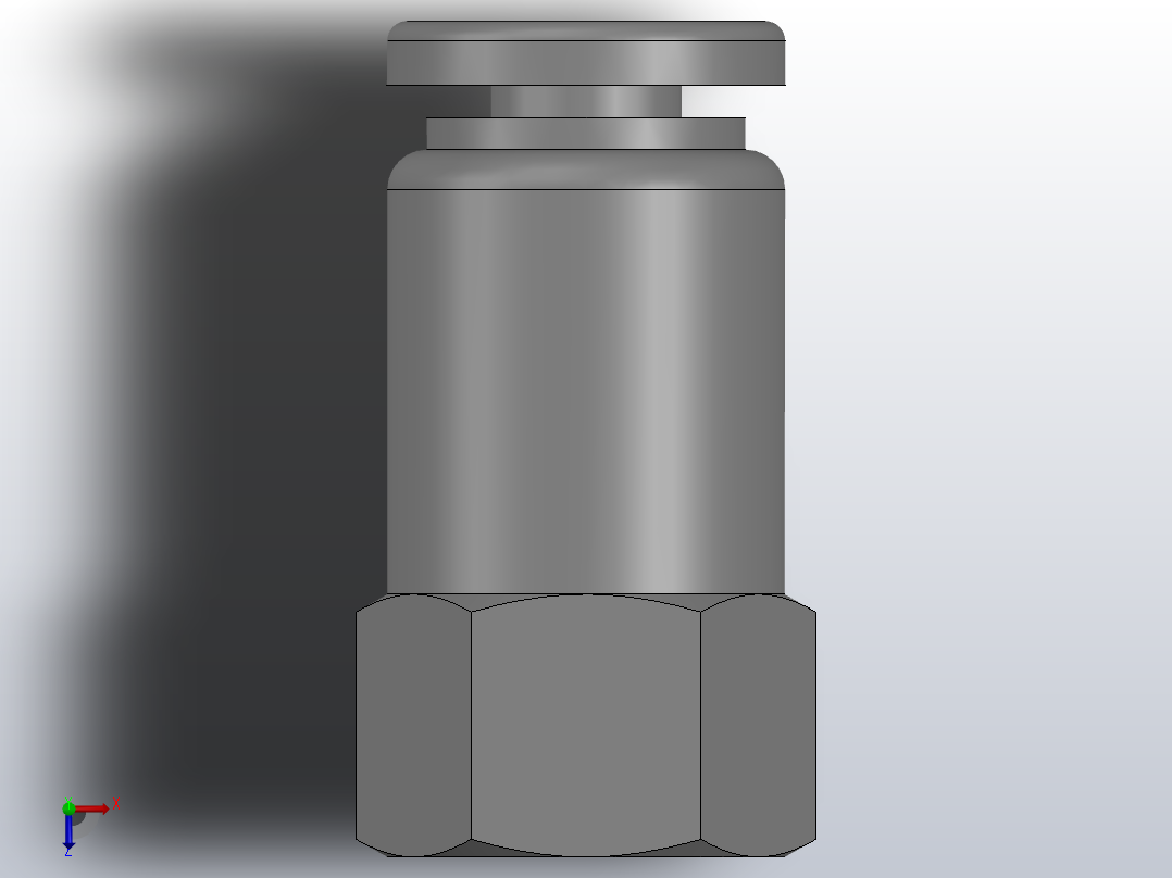 APCF4_M5快插式接头俯视图