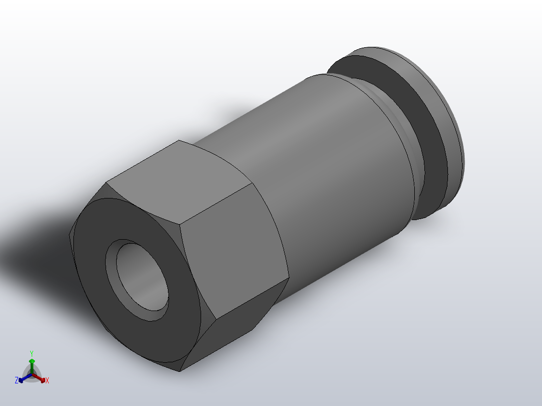 APCF4_M5快插式接头正等轴测图