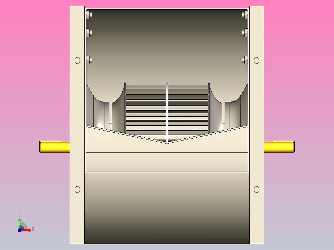 SYH-R离心风机[SYH355 R]前视图
