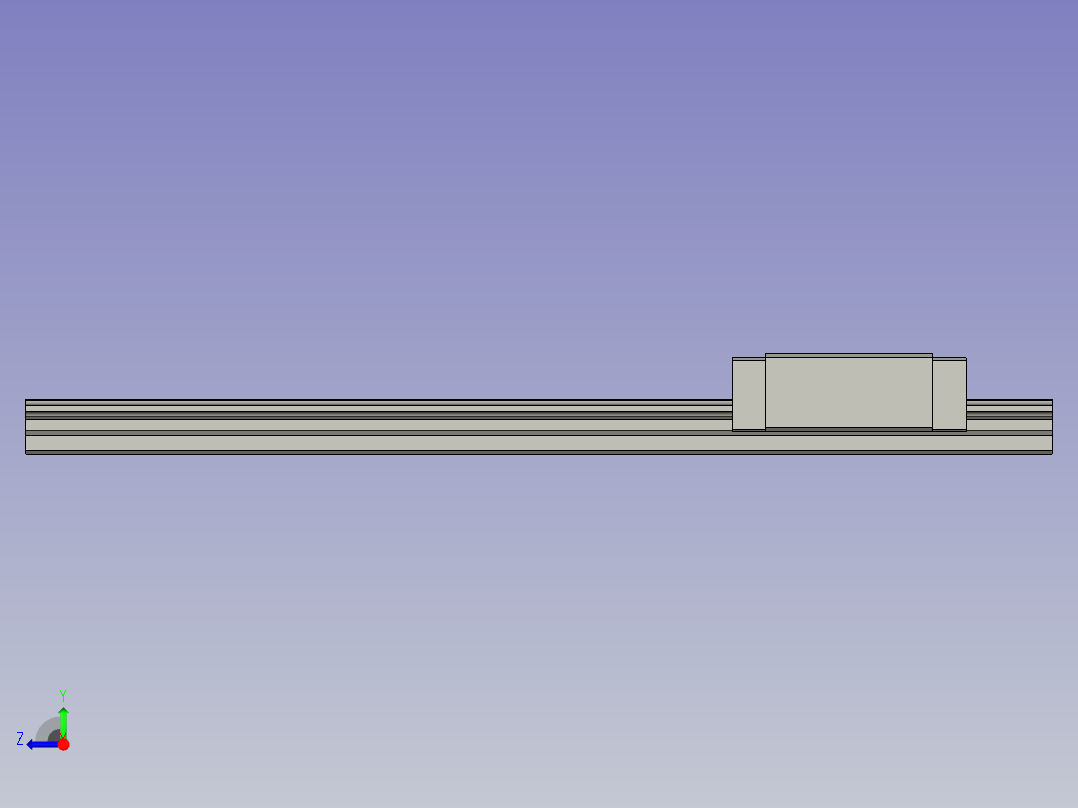 IAS21-H42-L430怡合达-直线导轨右视图
