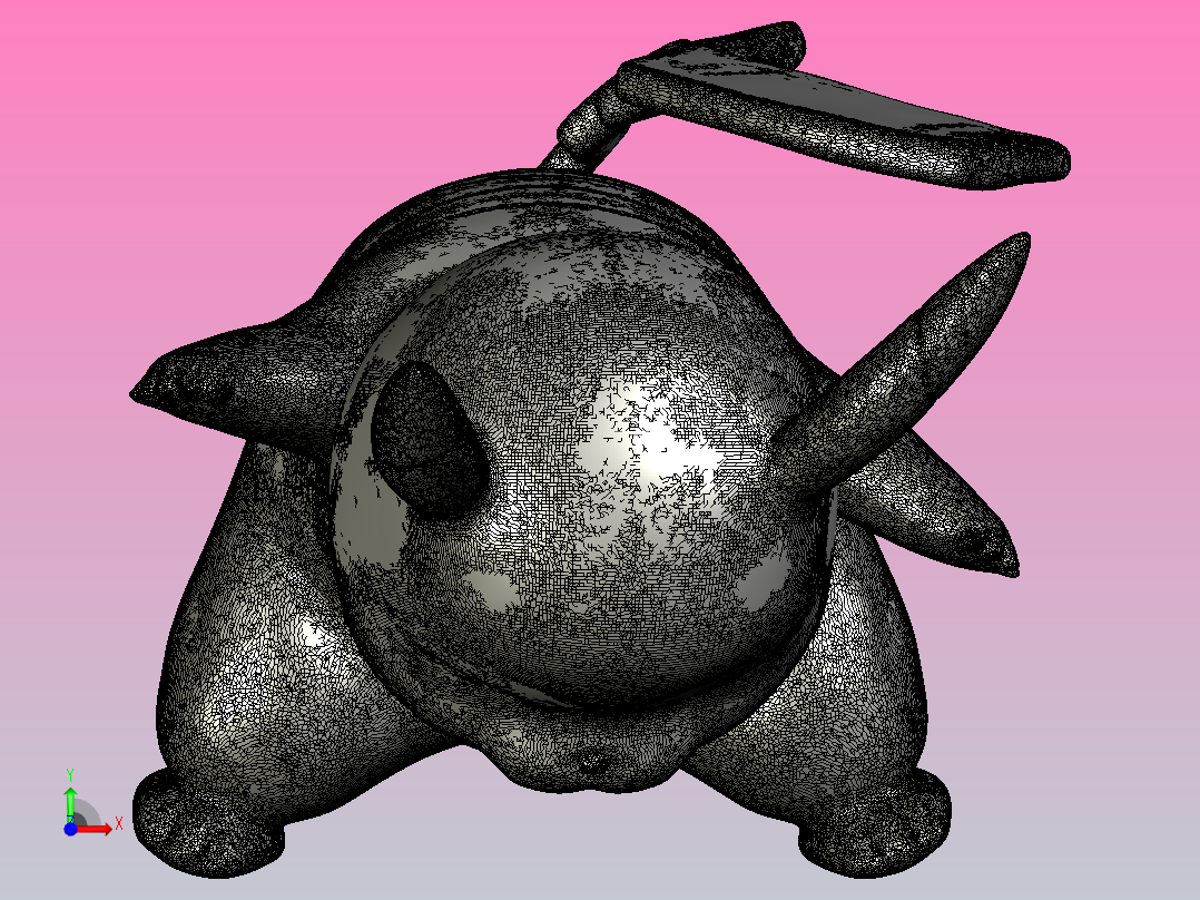 皮卡丘(口袋妖怪)前视图