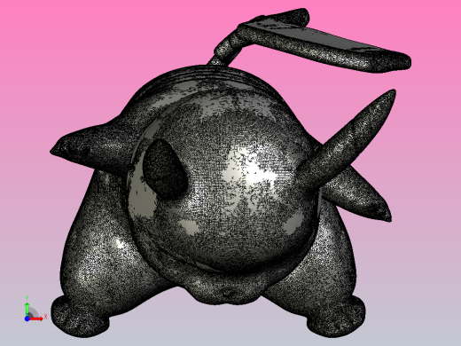 皮卡丘(口袋妖怪)前视缩略图