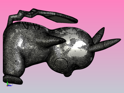 皮卡丘(口袋妖怪)左视缩略图