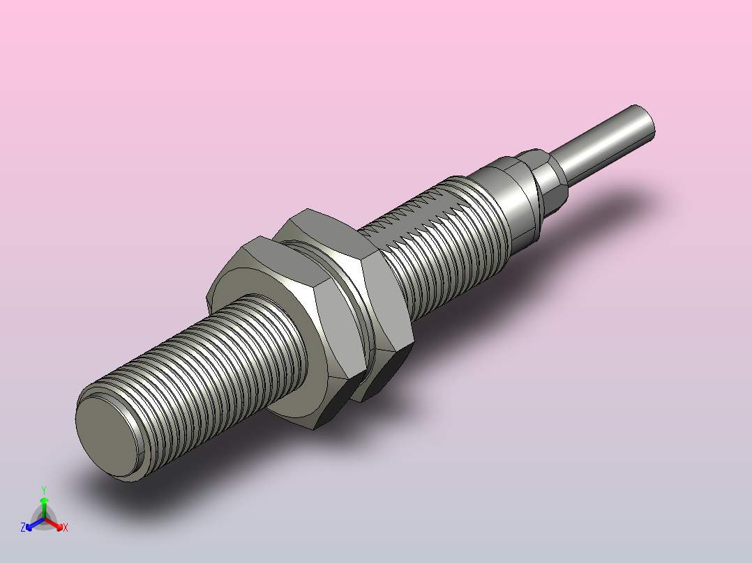 接近开关传感器E-ZJG04-F-2-M8主视图