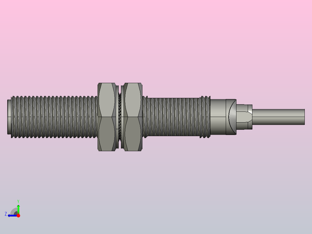 接近开关传感器E-ZJG04-F-2-M8右视图