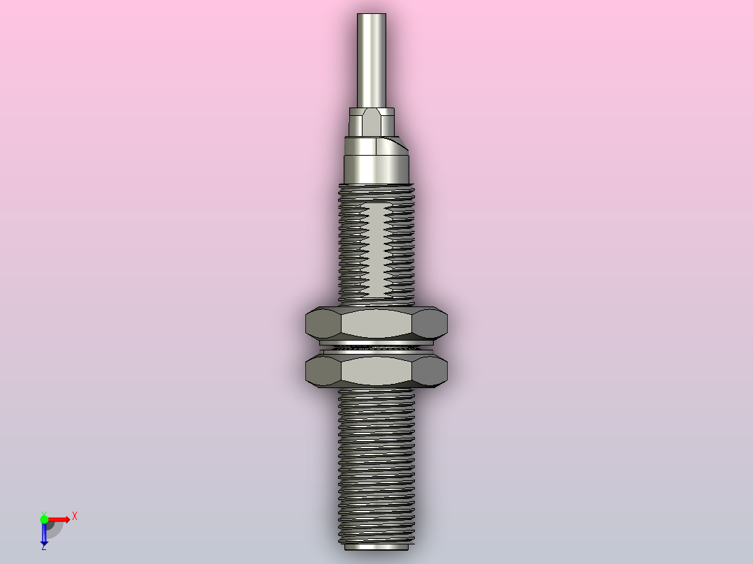 接近开关传感器E-ZJG04-F-2-M8俯视图