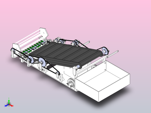 小型叶菜收割机正等轴测缩略图