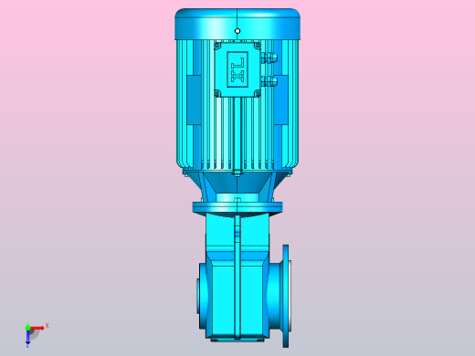 KAF37螺旋锥齿轮减速机[KAF37-Y2-1.1-4P-7.96-M2-Ⅱ-A-CW]俯视缩略图
