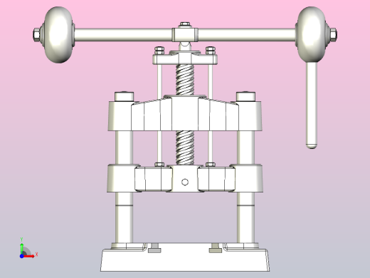 手动压力机2前视缩略图