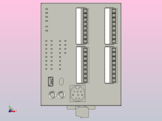 带连接器的PLC DELTA ELECTRONICS DVP20XS2前视缩略图
