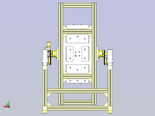 一种旋转固定机构3D图纸后视缩略图