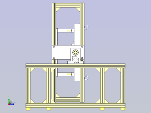 一种旋转固定机构3D图纸左视缩略图