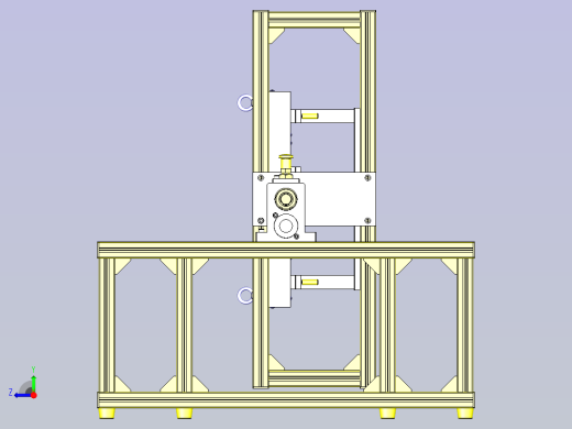 一种旋转固定机构3D图纸右视缩略图