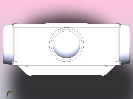 DDQX-13对夹式气动蝶阀(卧式)[DDQX-13]DN200俯视缩略图