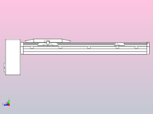 机器人皮带驱动直线轴TPA-GCB-150-P80-L350-RP-M75-N3右视缩略图