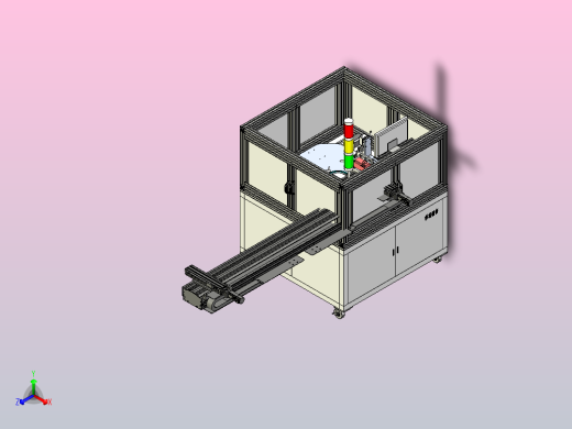 0.25x0.25mm 贴片 排料机正等轴测缩略图