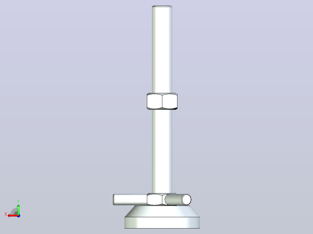 脚杯WAD61-D60-M16-L150后视图