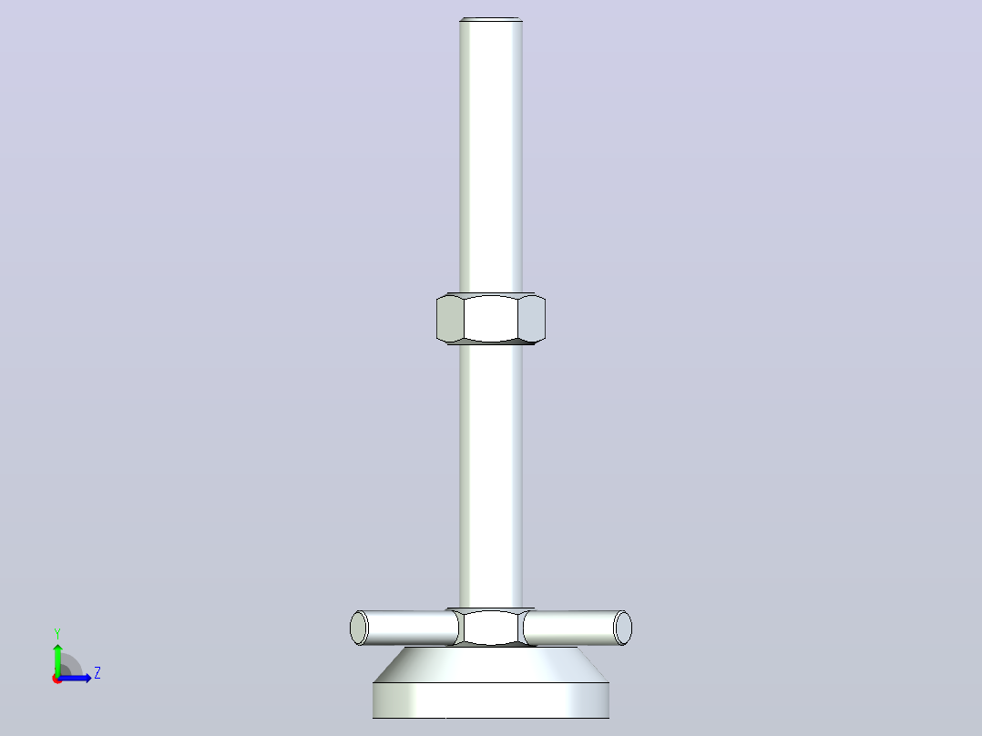 脚杯WAD61-D60-M16-L150左视图