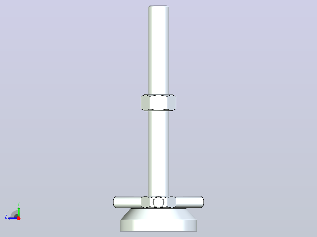 脚杯WAD61-D60-M16-L150右视图
