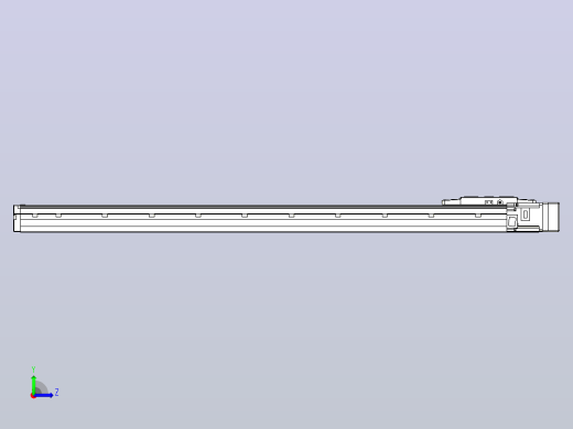 滚珠丝杠直线轴内置导轨TPA-GCR-120-1610C-L900-MR-M40-N3左视缩略图