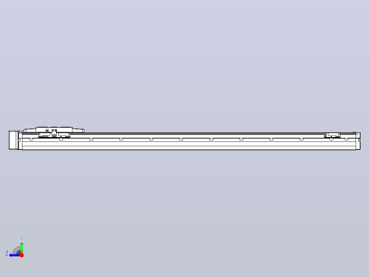 滚珠丝杠直线轴内置导轨TPA-GCR-120-1610C-L900-MR-M40-N3右视缩略图