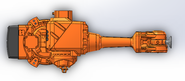 IRB4600-60-2050关节可运动机器人模型