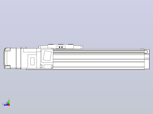 滚珠丝杠直线轴内置导轨TPA-GCR-40-1210C-L100-ML-M10-N3右视缩略图