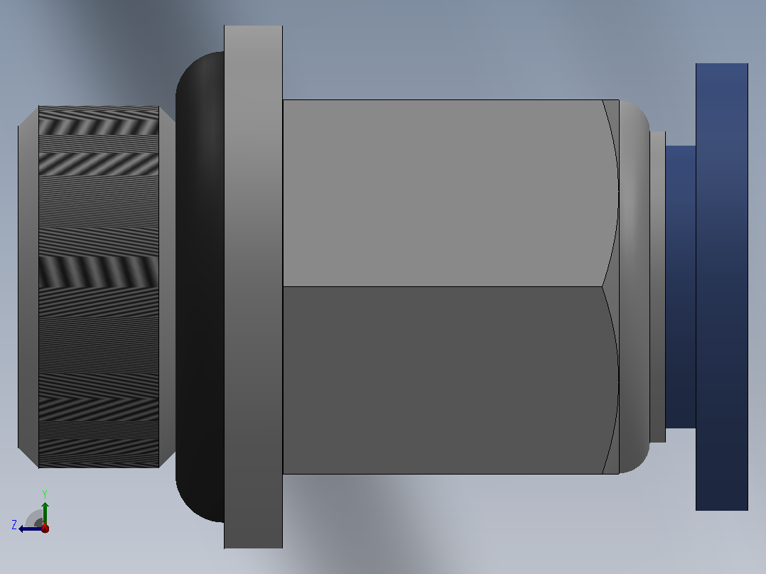 IPC-G 螺纹直通-G螺纹_IPC04-G01右视图