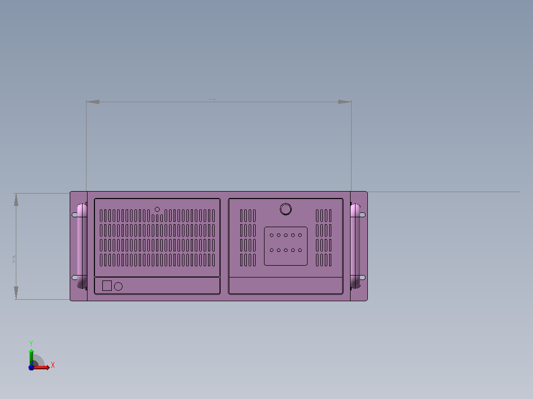 YanHua IPC-610MB-H_ASM前视图