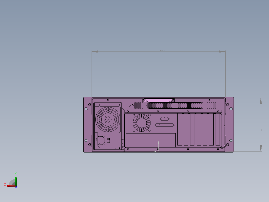 YanHua IPC-610MB-H_ASM后视图