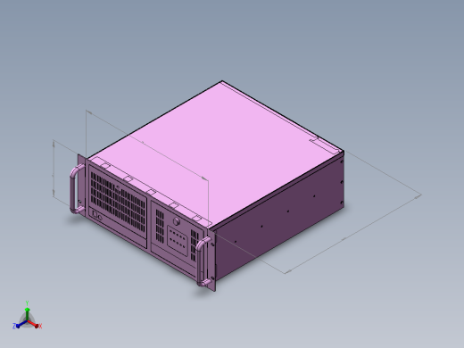 YanHua IPC-610MB-H_ASM正等轴测缩略图