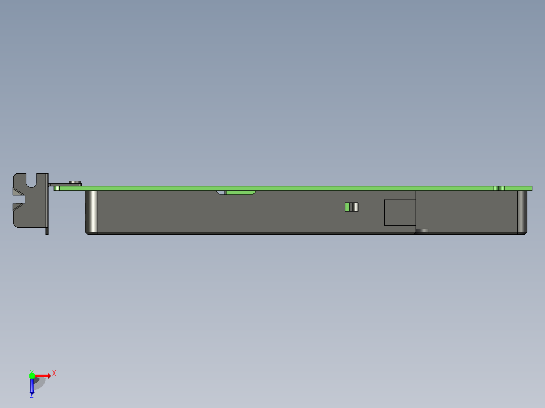 LSI SAS9207-8I风扇管俯视图