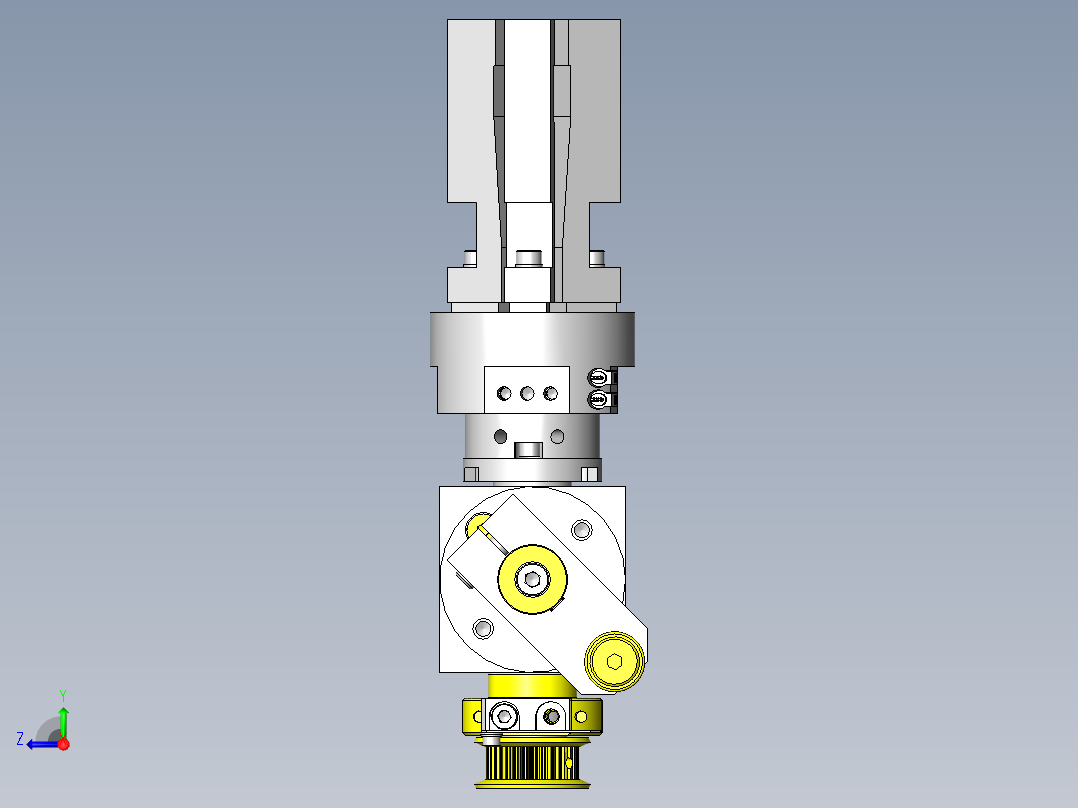 反转、自转夹具右视图