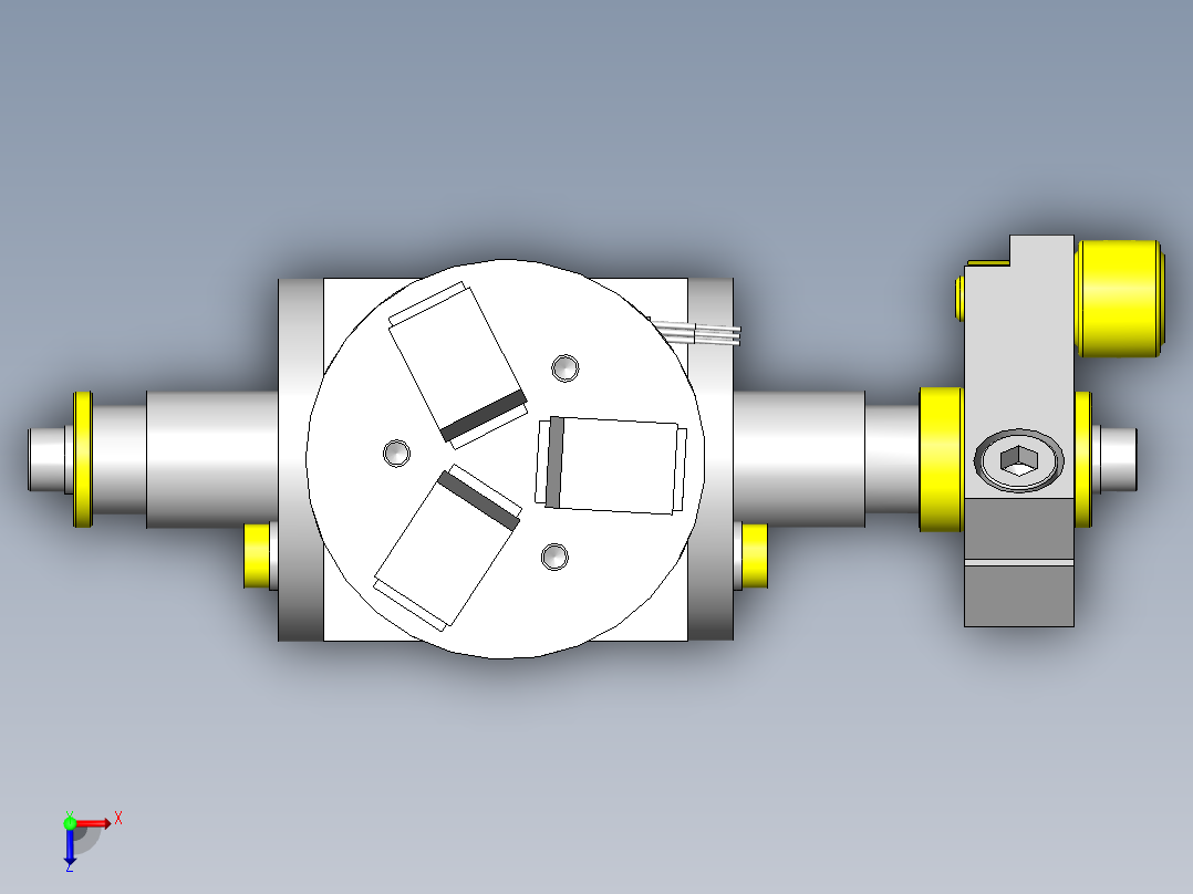 反转、自转夹具俯视图