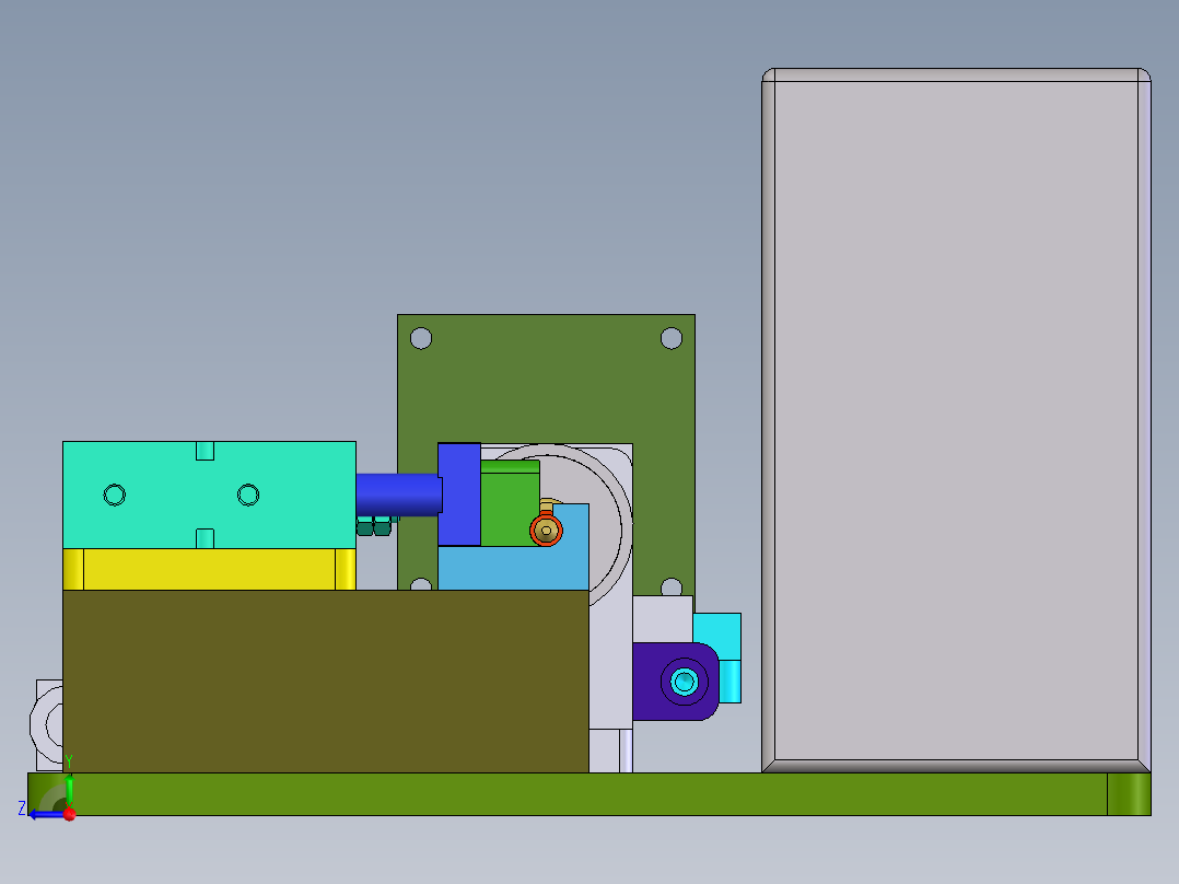 管成型工装sw21可编辑右视图