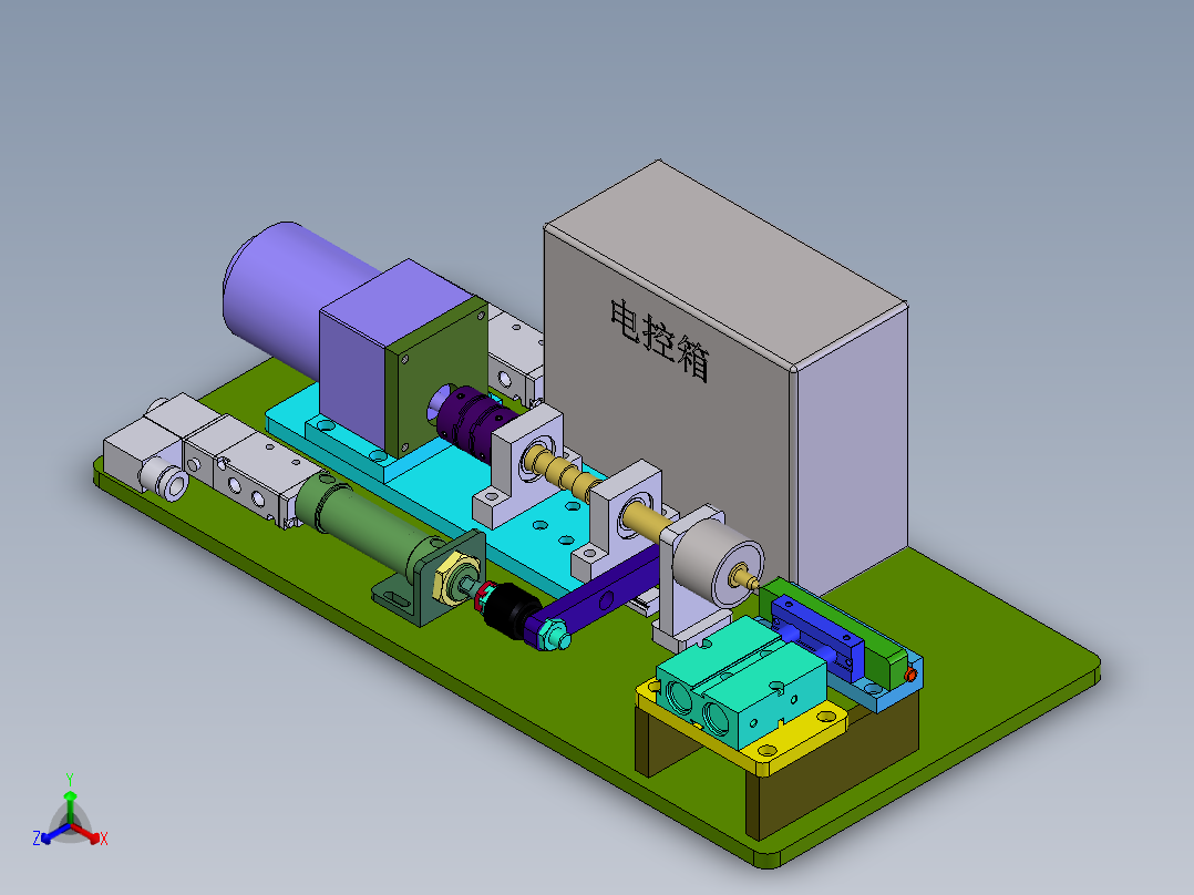管成型工装sw21可编辑正等轴测图